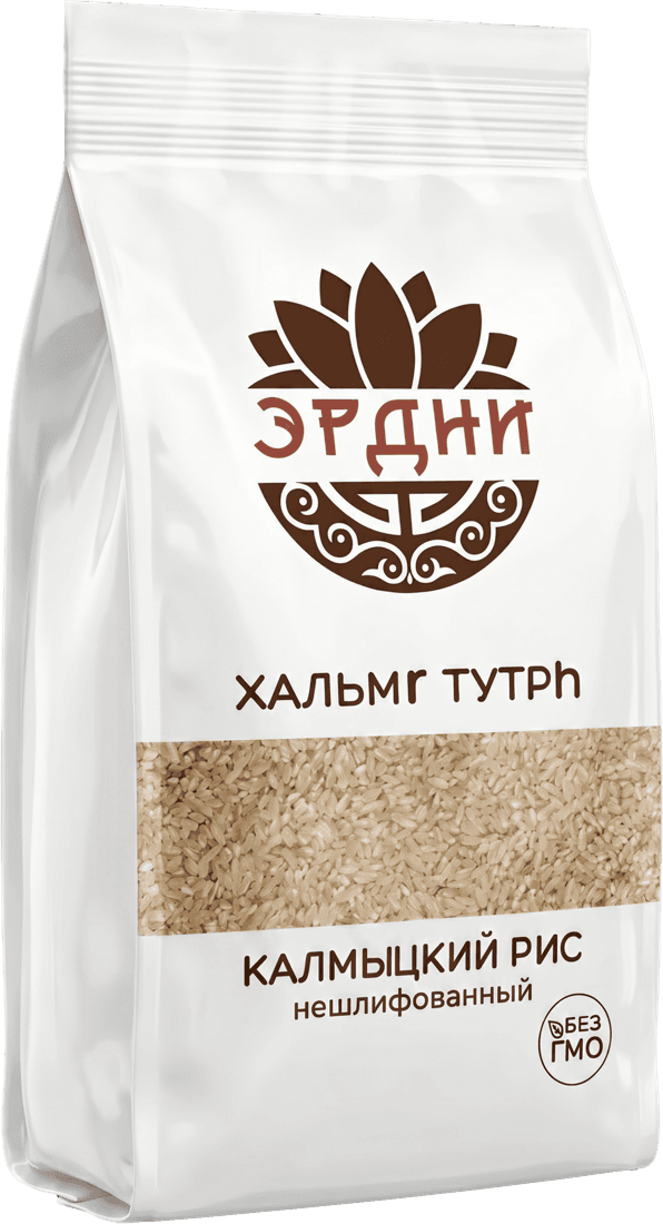 Рис нешлифованный